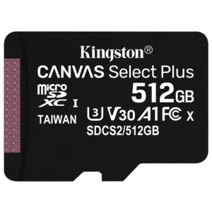 Kingston Canvas Select Plus | SDXC | 512GB | Class 10 | UHS-I U1