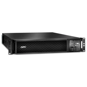 APC Smart-UPS SRT3000RMXLI | 3000 VA / 2700 W | 2U Rackmount | 8x IEC C13 & 2x IEC C19 Stopcontacten | Dubbele Conversie Online | Zuivere Sinusgolf | AVR Spanningsregeling | LCD-scherm | Uitbreidbare Runtime