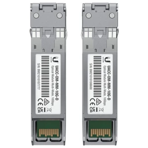 Ubiquiti UACC-OM-MM-10G-D-2 | SFP+ Transceiver Module | 10 Gbps | Multimode | 850 nm | LC Duplex | 300 m