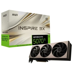 MSI GeForce RTX 5070 Ti INSPIRE 3X OC | 16GB GDDR7 | DLSS 4 | Videokaart | Nvidia GPU