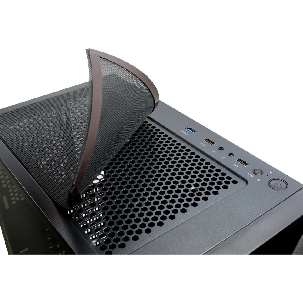 Inter-Tech IT-3303 Hornet RGB | Midi Tower Case | Zwart - Afbeelding 8