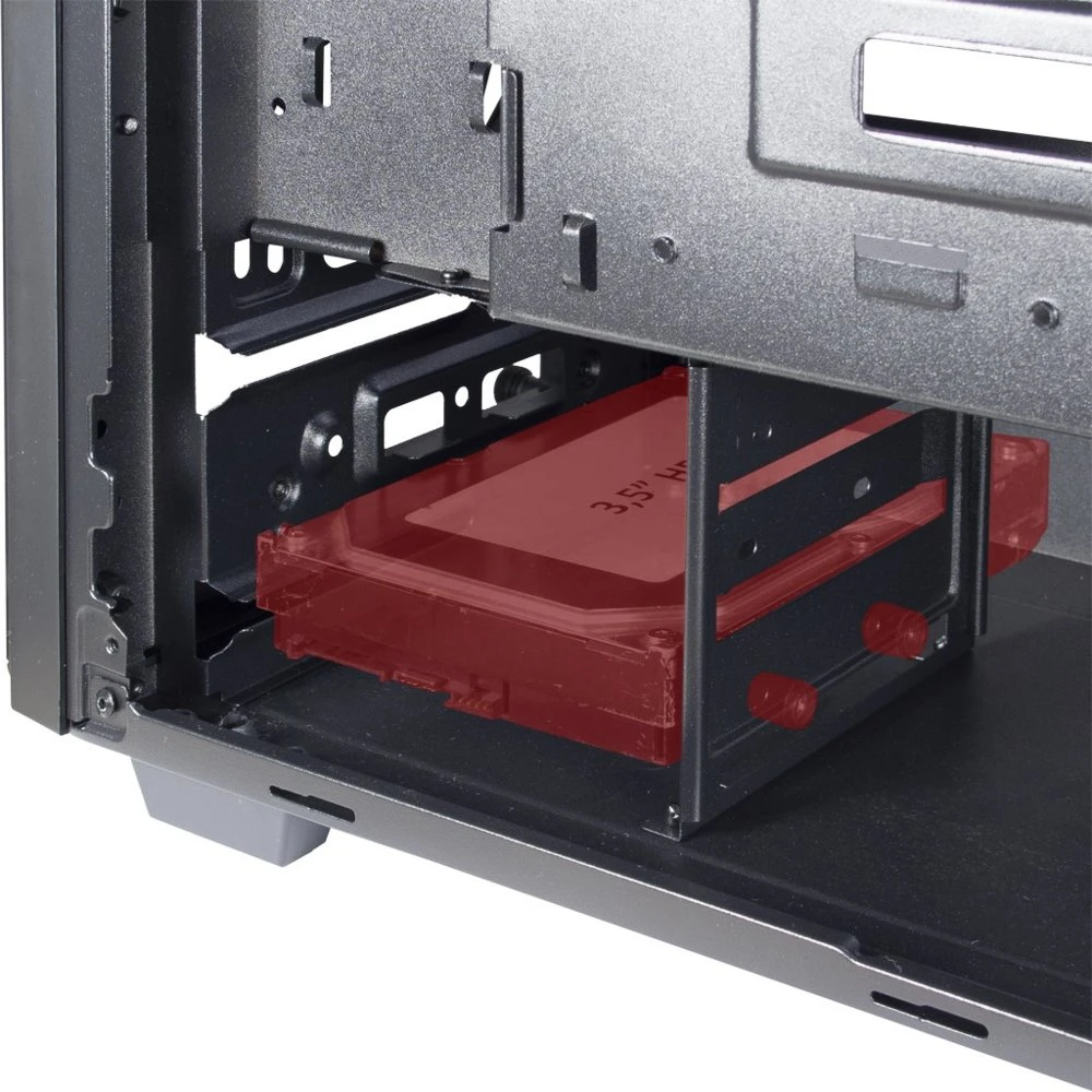 Inter-Tech C-303 Mirror | Tower Case | Zwart - Afbeelding 10