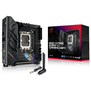 ASUS ROG STRIX B760-I GAMING WIFI | Socket LGA 1700 | Intel B760 | 2xDDR5 | Mini-ITX | Moederbord