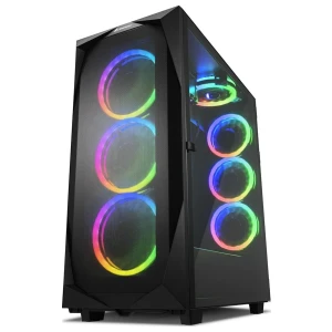 Sharkoon REV300 RGB | Tower Case | Zwart