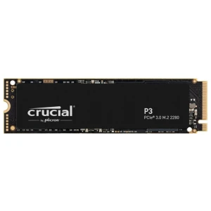 Crucial P3 | 1 TB NVMe SSD | M.2 Gen3 | tot 3.500 MB/s Lezen | tot 3.000 MB/s Schrijven