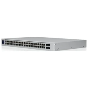 Ubiquiti UniFi USW-48-POE | Managed L2 Switch | 48-poorts Gigabit Ethernet | PoE | 1U Rackmount | Roestvrijstaal