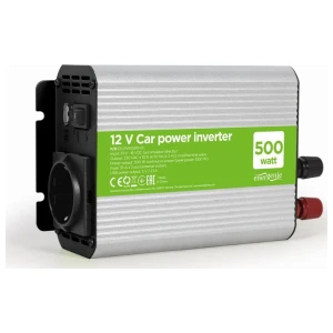 Gembird EG-PWC500-01 | Netvoeding & Inverter Auto | 500 W | Grijs