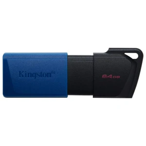 Kingston DataTraveler Exodia M | 64GB USB-A 3.2 Flash Drive | Zwart/Blauw