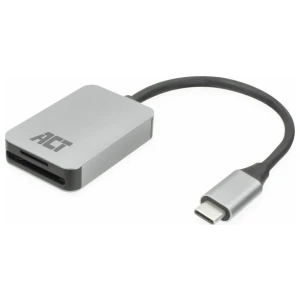 ACT AC7056 | Geheugenkaartlezer | USB 3.2 Gen 1 Type-C | SD/microSD | Grijs