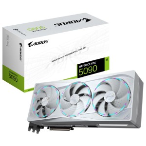 GIGABYTE AORUS RTX 5090 STEALTH ICE | 32 GB GDDR7 VRAM | 4K Gaming & AI | Videokaart | GPU | Nvidia