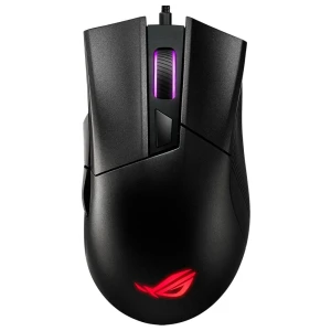 ASUS ROG Gladius II Core | Bedrade Gaming Muis | Rechtshandig | USB-A | 6200 DPI | Zwart