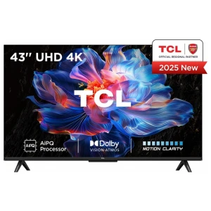 TCL 43V6C | 43" 4K Ultra HD DLED Smart TV | Google TV | Dolby Vision | 60Hz | HDMI 2.1