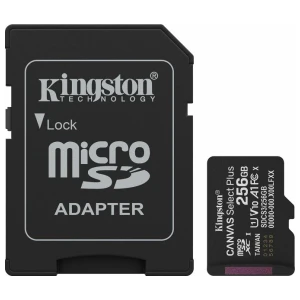 Kingston Technology microSDXC 256GB | Canvas Select Plus Gen3 | 150MB/s | A1 | + Adapter