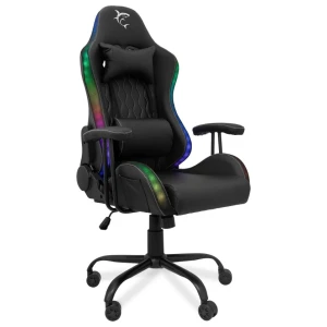 White Shark INDIANAPOLIS | Gamestoel met RGB-verlichting | Belastbaar tot 120 kg