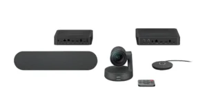 Logitech Rally Ultra-HD ConferenceCam | 4K PTZ-camera | 15x zoom | RightSense™ | Voor groepen tot 10 personen | Ethernet LAN | Zwart