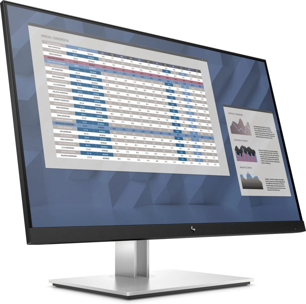 HP E-Series E27 G4 27" | 1920x1080 IPS | 60Hz | Full HD Monitor | Zwart - Afbeelding 3