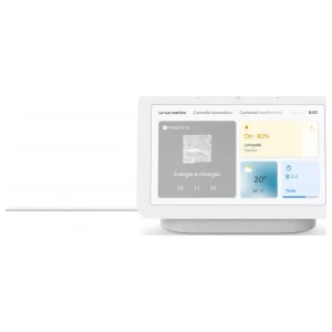 Google Nest Hub Gen 2 | Slim Display | 7" Touchscreen | Spraakbesturing | Wit