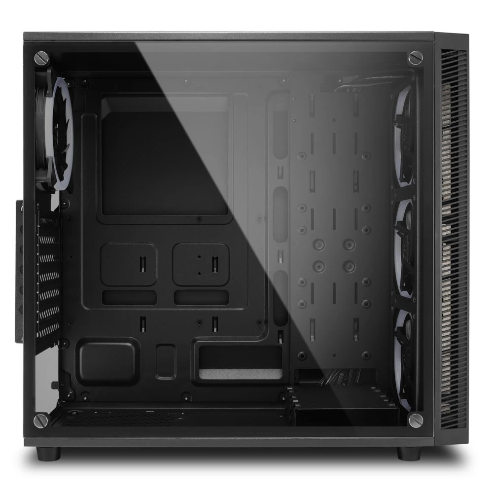 Sharkoon TG4 RGB | Midi Tower Behuizing | Zwart - Afbeelding 4