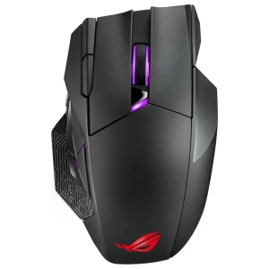 ASUS ROG Spatha X | Draadloze Gaming Muis | Rechtshandig | RF + USB-A | 19000 DPI | Zwart