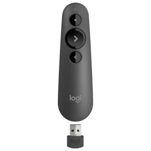 Logitech R500 | Draadloze Presenter | Bluetooth/RF | Grafiet | 20 m Bereik | Rood Laser