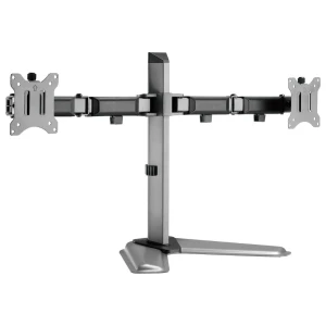 White Shark TUTANKHAMUN | Monitor-bureaustand | Tot 32" | Max 9kg | VESA 100x100 | 2 Monitoren