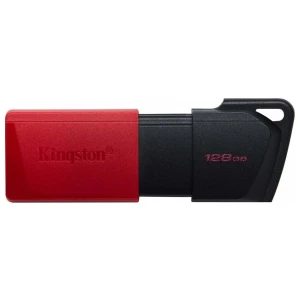 Kingston DataTraveler Exodia M | 128GB USB-A 3.2 Flash Drive | Zwart/Rood