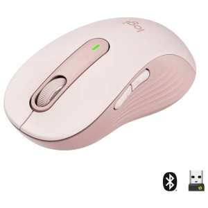 Logitech Signature M650 | Draadloze Muis | Rechtshandig | RF + Bluetooth | 2000 DPI | Roze