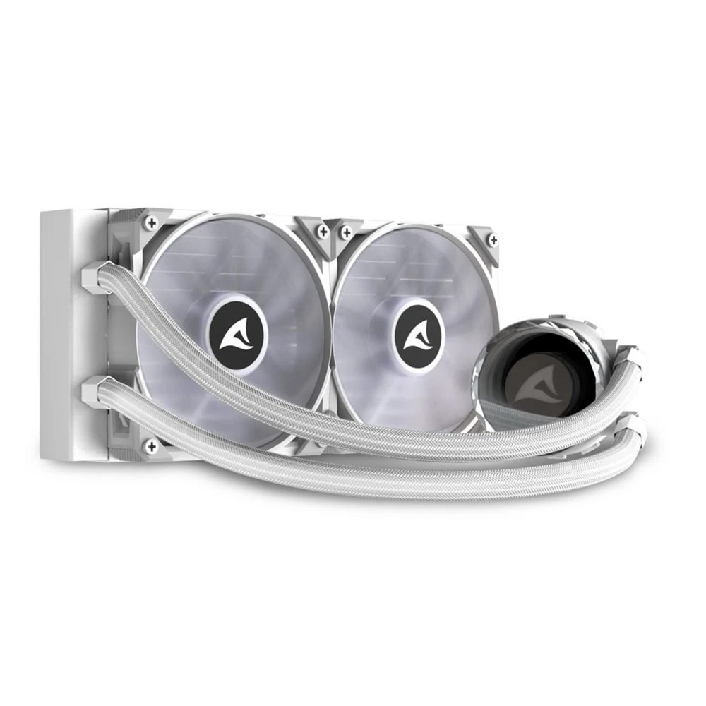 Sharkoon S80 RGB 240mm | White Edition | All-in-One CPU Waterkoeler - Afbeelding 4
