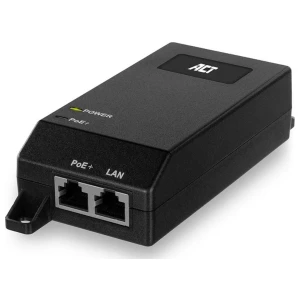 ACT AC4438 | Gigabit PoE+ Injector | 30W | IEEE 802.3af/at | 1x LAN