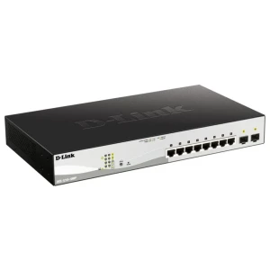 D-Link DGS-1210-10MP/E | Managed L2 Switch | 10 Poorten | Gigabit Ethernet (10/100/1000 Mbps) | PoE
