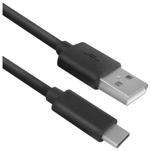 ACT AC7350 | USB 2.0 Kabel | USB-C naar USB-A | 1m | Zwart