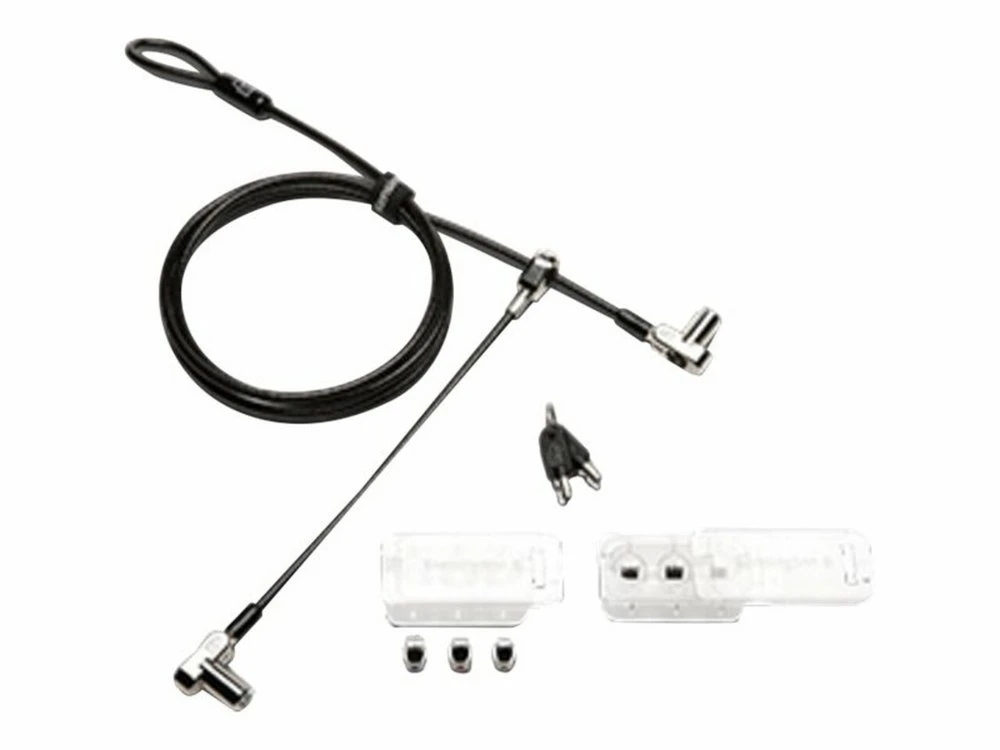 Kensington kabelslot | Universeel | 3-in-1 | Met sleutel | Dubbele slothoofden | K63380WW