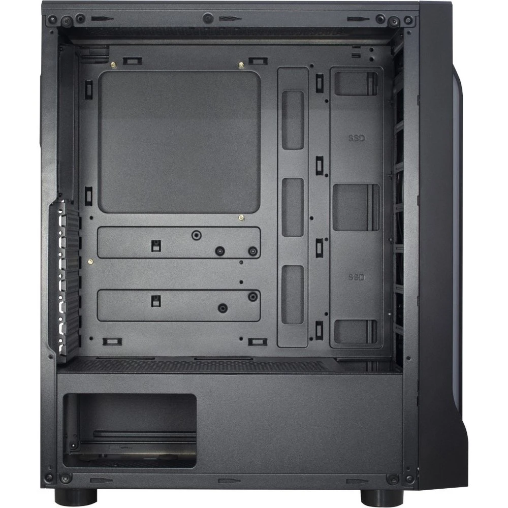 Inter-Tech A-3411 Creek RGB | Midi Tower | Zwart - Afbeelding 7