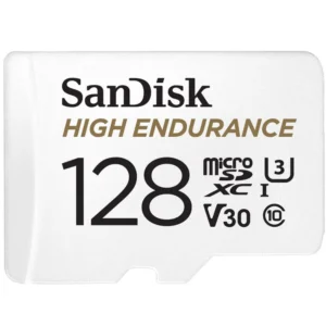 SanDisk High Endurance | MicroSDXC | 128GB | Class 10 | UHS-I U3