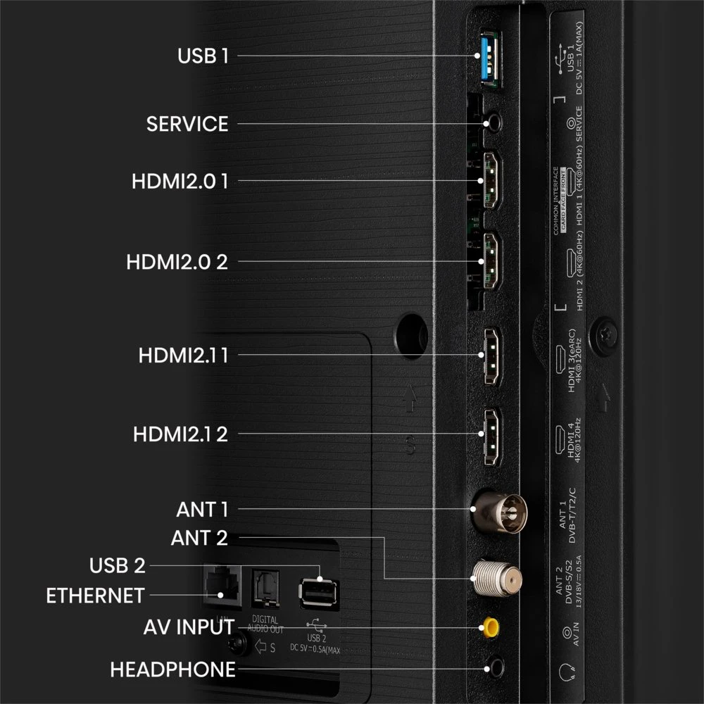 Hisense 55U79KQ | 55'' Ultra HD 4K | Mini LED Smart TV | Wifi | VIDAA | Dolby Vision | 120Hz - Afbeelding 8