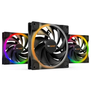 be quiet! Light Wings 140mm PWM High-Speed | 140mm Behuizingsventilator | Zwart | Triple Pack (3 stuks)