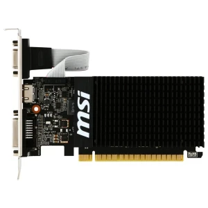 MSI GeForce GT 710 2GD3H | 2GB GDDR3 VRAM | Low Profile | Videokaart | GPU | Nvidia