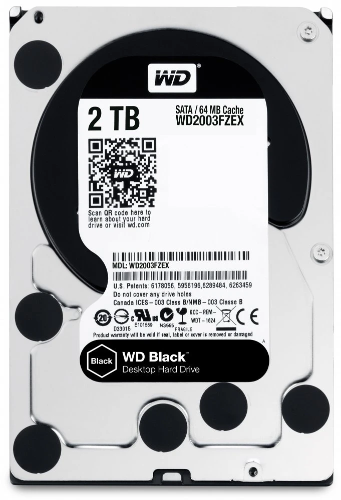 Western Digital Black Performance HDD 3.5" | 2TB SATA III | 7200RPM - Afbeelding 3