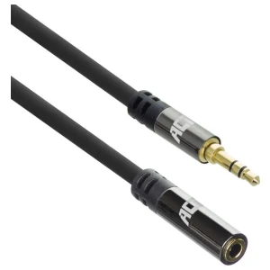 ACT AC3617 | 3.5mm Audiokabel | 5 Meter | Stereo Jack naar Jack | Zwart
