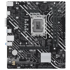 ASUS PRIME H610M-K ARGB | Socket LGA 1700 | Intel B760 | 2xDDR5 | Micro-ATX | Moederbord