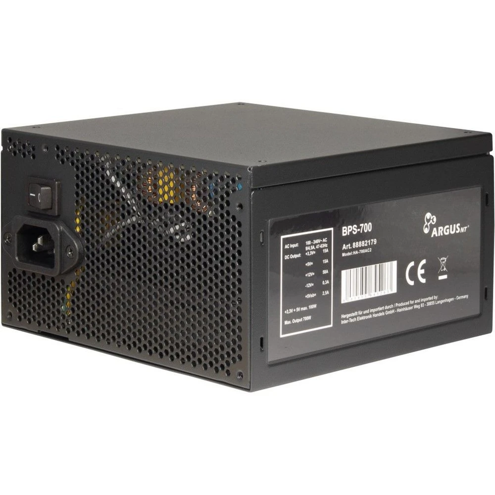 Inter-Tech ArgusNT BPS-700 | 700 Watt Bronze ATX PSU | Power Supply | Voeding - Afbeelding 3