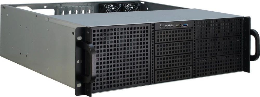 Inter-Tech 3U-30240 | Server Rack Case | Zwart - Afbeelding 2