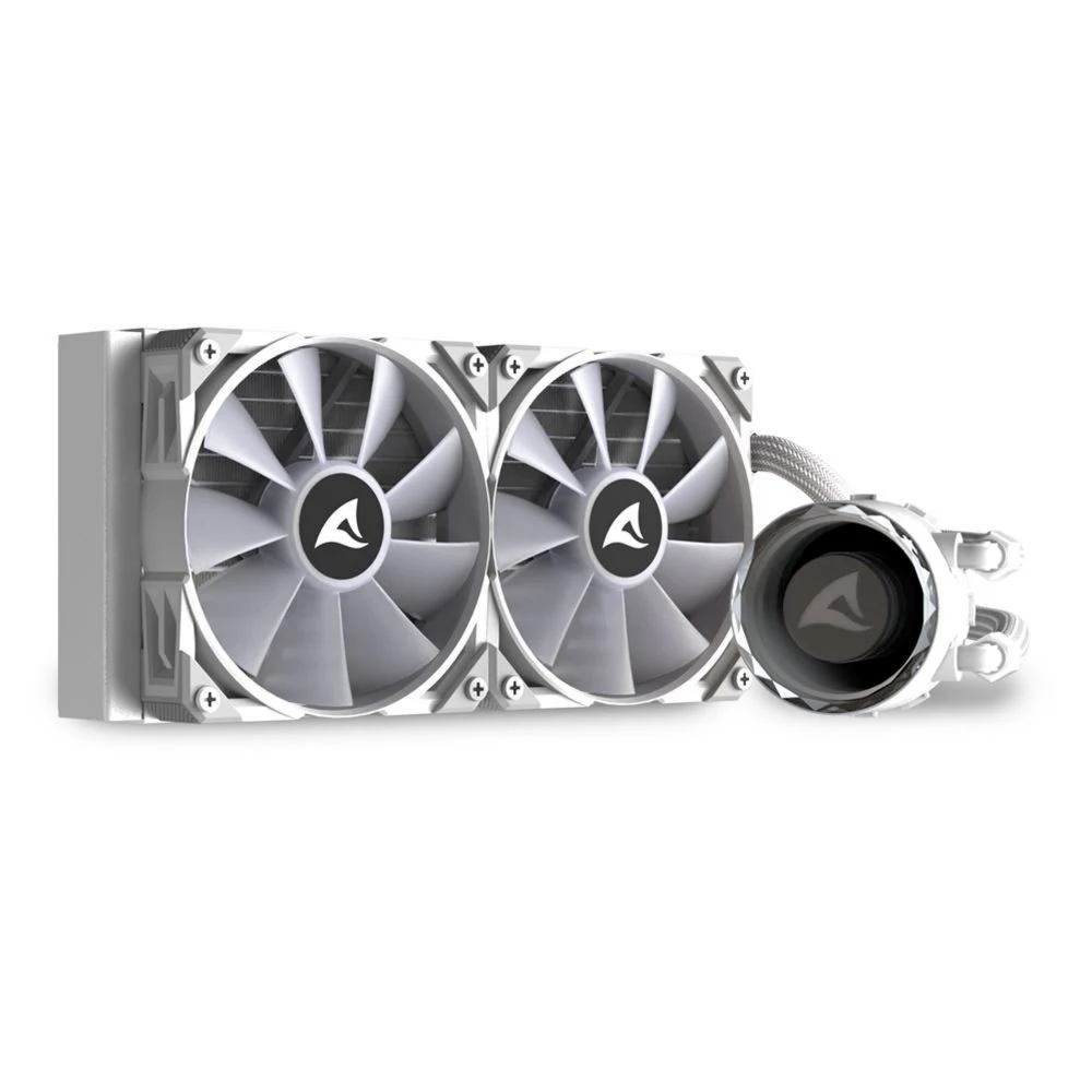 Sharkoon S80 RGB 240mm | White Edition | All-in-One CPU Waterkoeler - Afbeelding 3