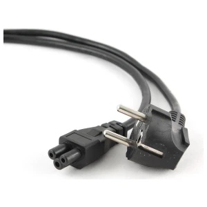Gembird PC-186-ML12 | 3 m Stroomkabel | Schuko (CEE 7/7) naar C5 (Mickey Mouse) | Zwart | VDE-goedgekeurd | 10A / 250V
