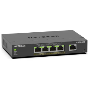 Netgear GS305EP | Managed L2 Switch | 5 Poorten | Gigabit Ethernet (10/100/1000 Mbps) | PoE