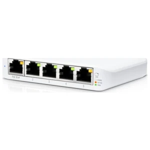 Ubiquiti UniFi Switch Flex Mini (3-pack) | Managed Gigabit Switch | 5-Poorts | PoE In | Wit
