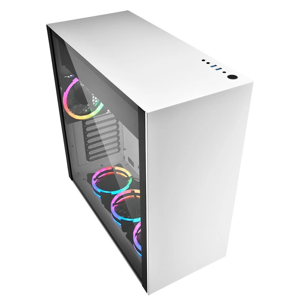 Sharkoon Pure Steel RGB | Midi Tower Behuizing | Wit - Afbeelding 3