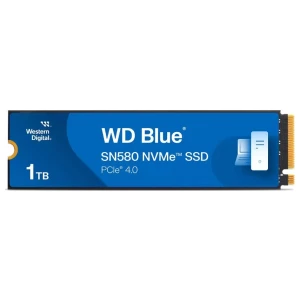 Western Digital Blue SN580 | 1TB NVMe SSD | M.2 Gen4 | 4.150MB/s Lezen | 4.150MB/s Schrijven