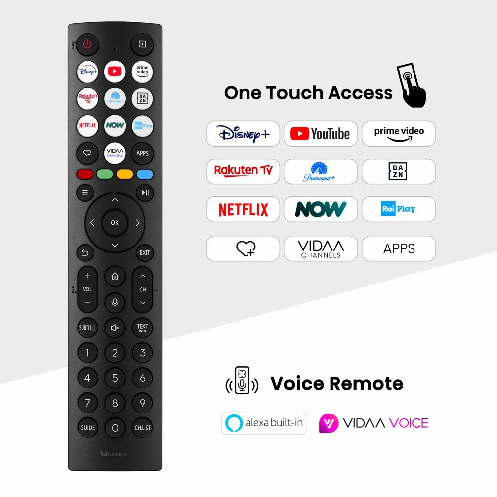 Hisense 75E79NQ 75" | 4K Ultra HD QLED Smart TV | VIDAA + Wifi | Dolby Vision voor Betoverende Beeldkwaliteit | Quantum Dot voor Rijke Kleuren | 60Hz - Afbeelding 3