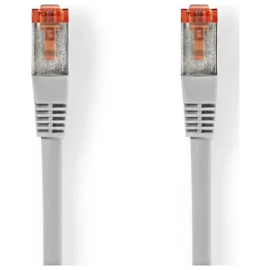 Nedis netwerkkabel | Cat6 | S/FTP (S-STP) | 5 m | Grijs | CCGB85221GY50